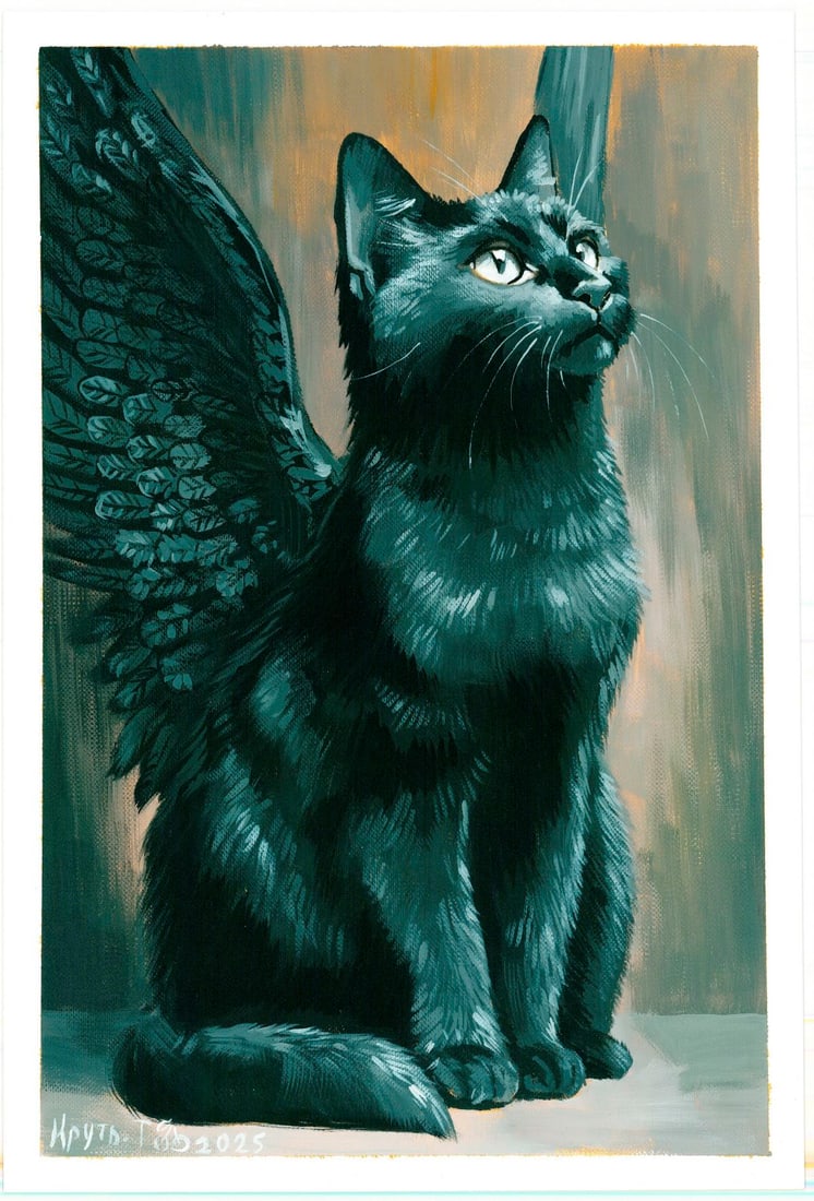 Tatiana Krut (Ukraine,20/21C) acrylic painting - 3