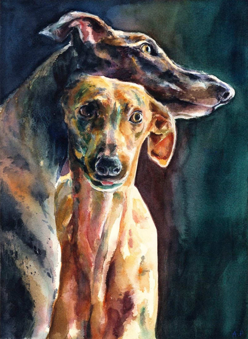 Angelina Potyomkina (Ukraine,20/21C) watercolor painting (1 of 13)