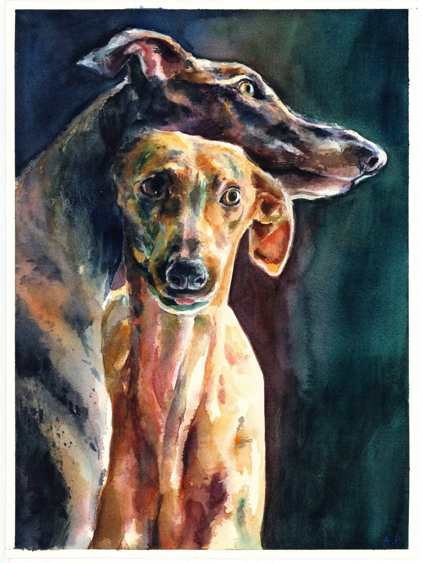 Angelina Potyomkina (Ukraine,20/21C) watercolor painting - 3