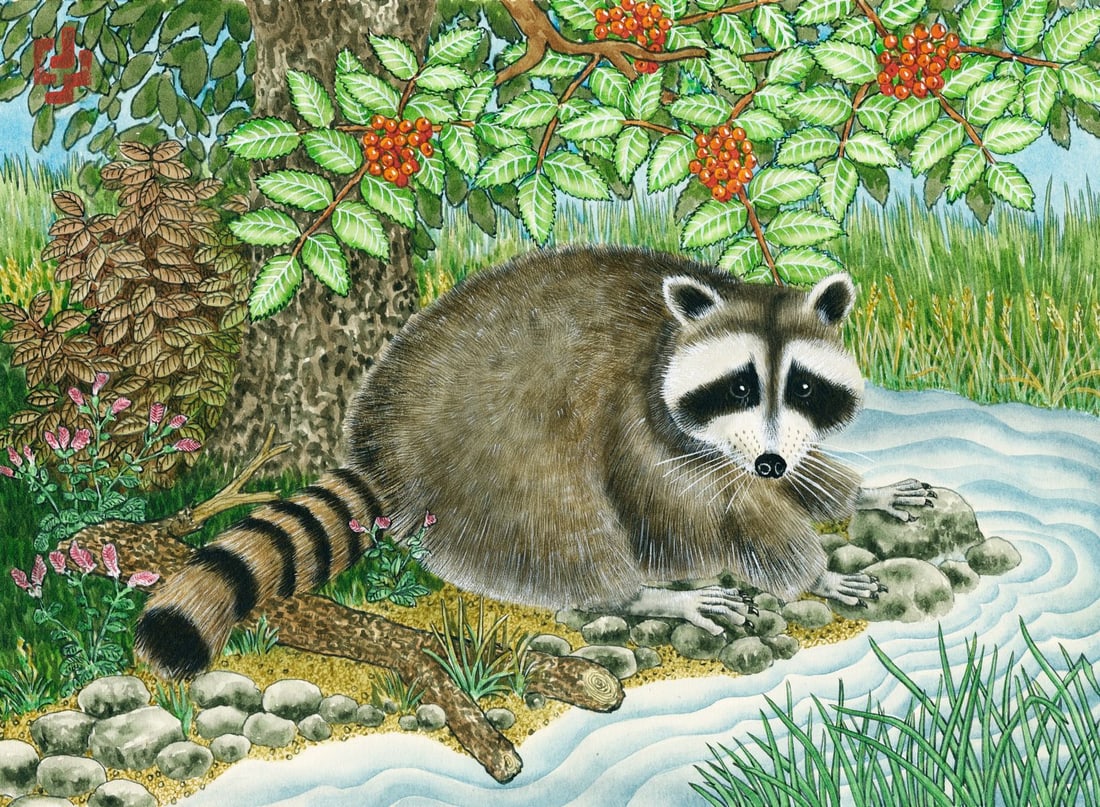 Clarence Wilson (NY,Canada,1920-?) gouache painting (1 of 13)