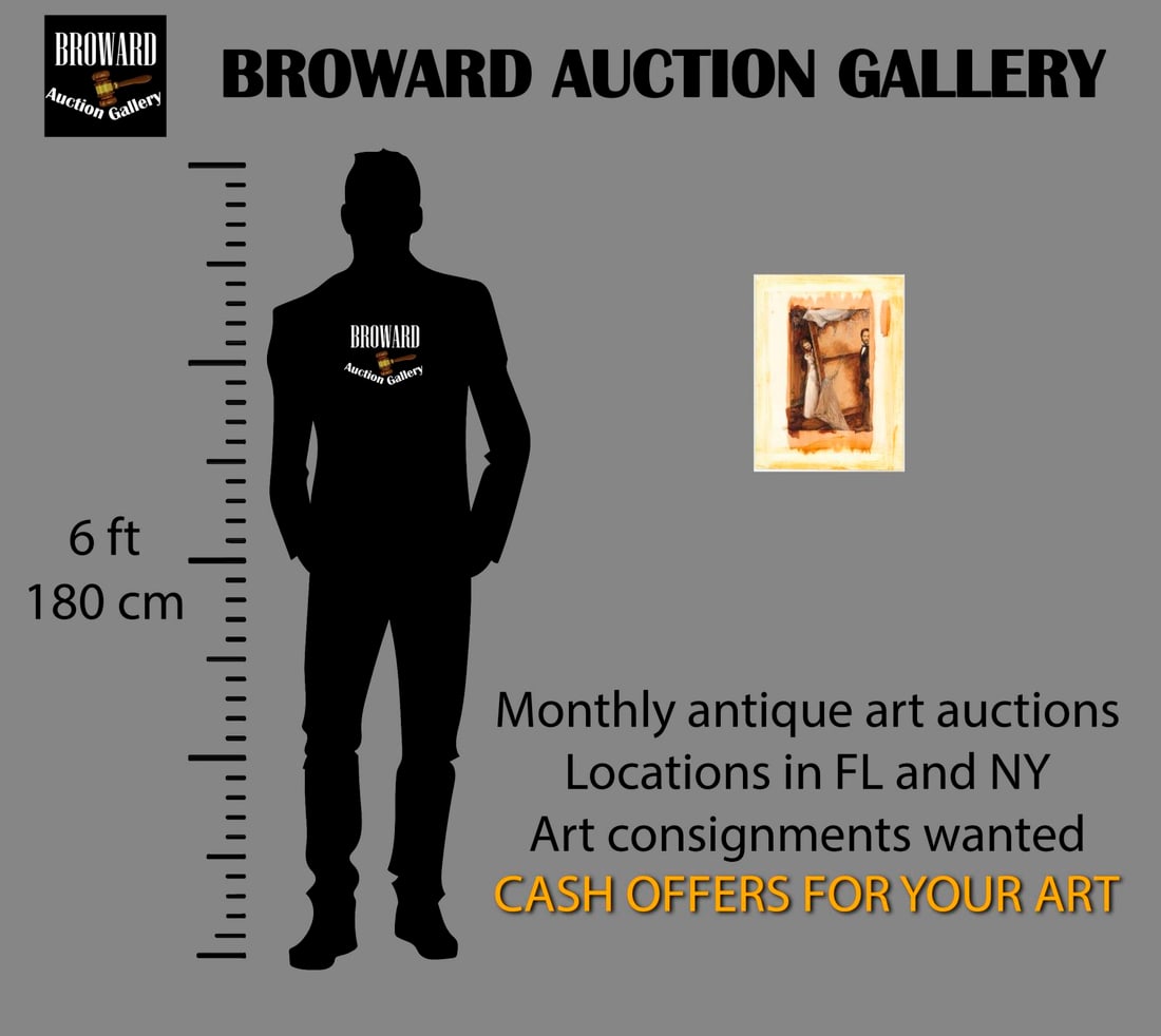 Herbert Tauss (NY,1929-2001) oil painting - 2