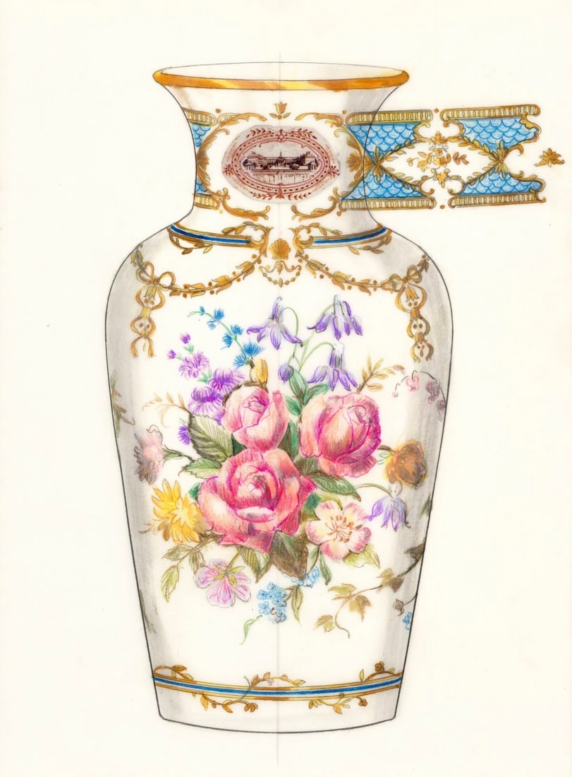 Loretta Moskal (NC,20/21C) colored pencil painting (1 of 12)