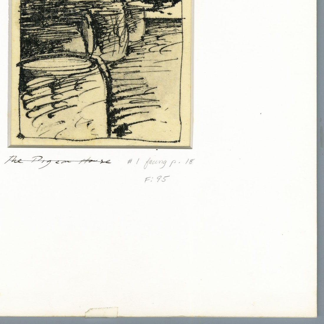 Allan Mardon (NY,AZ,Canada,1931-2020) ink painting - 8