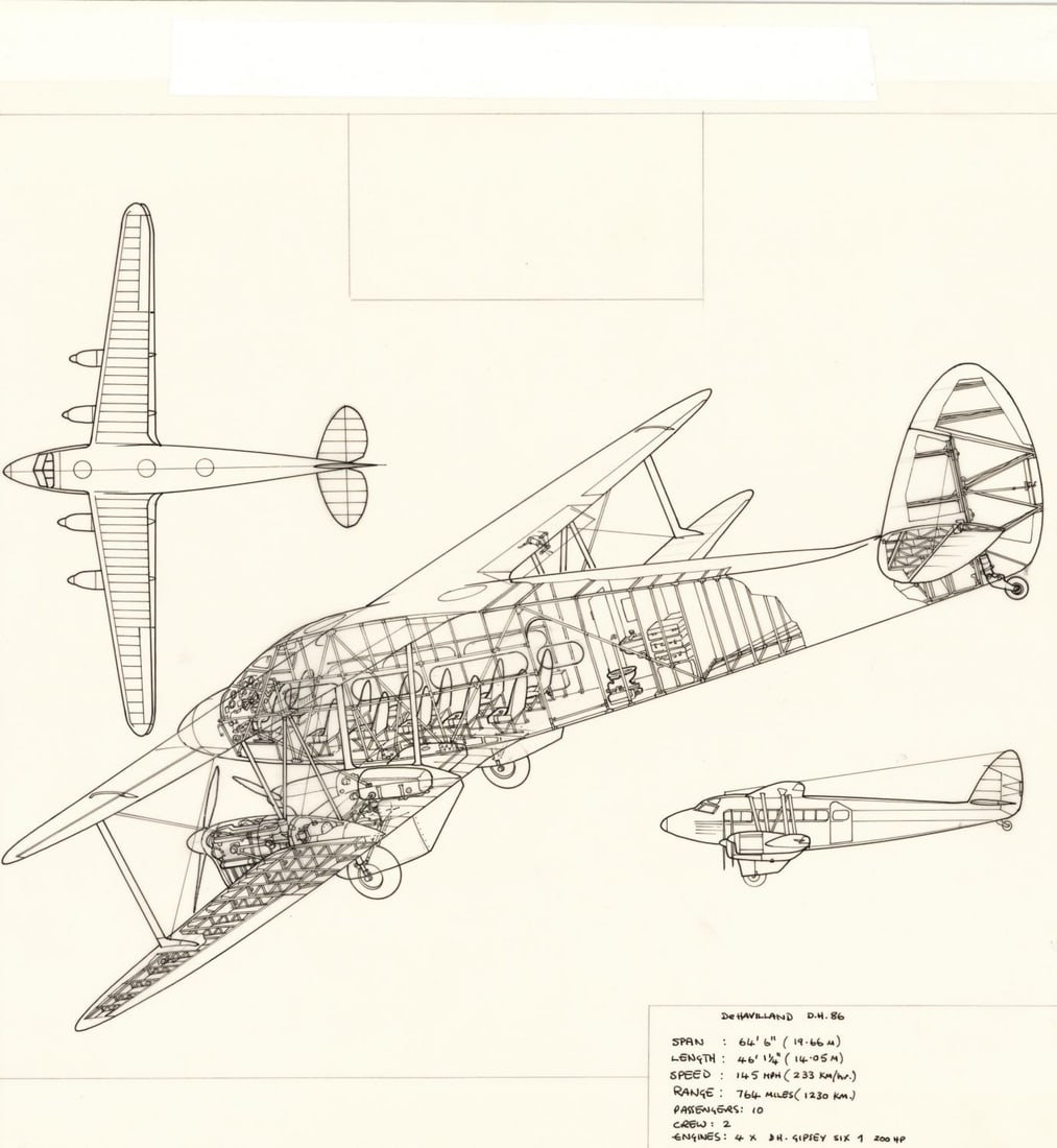 John Batchelor (UK,1936-2019) ink painting (1 of 10)