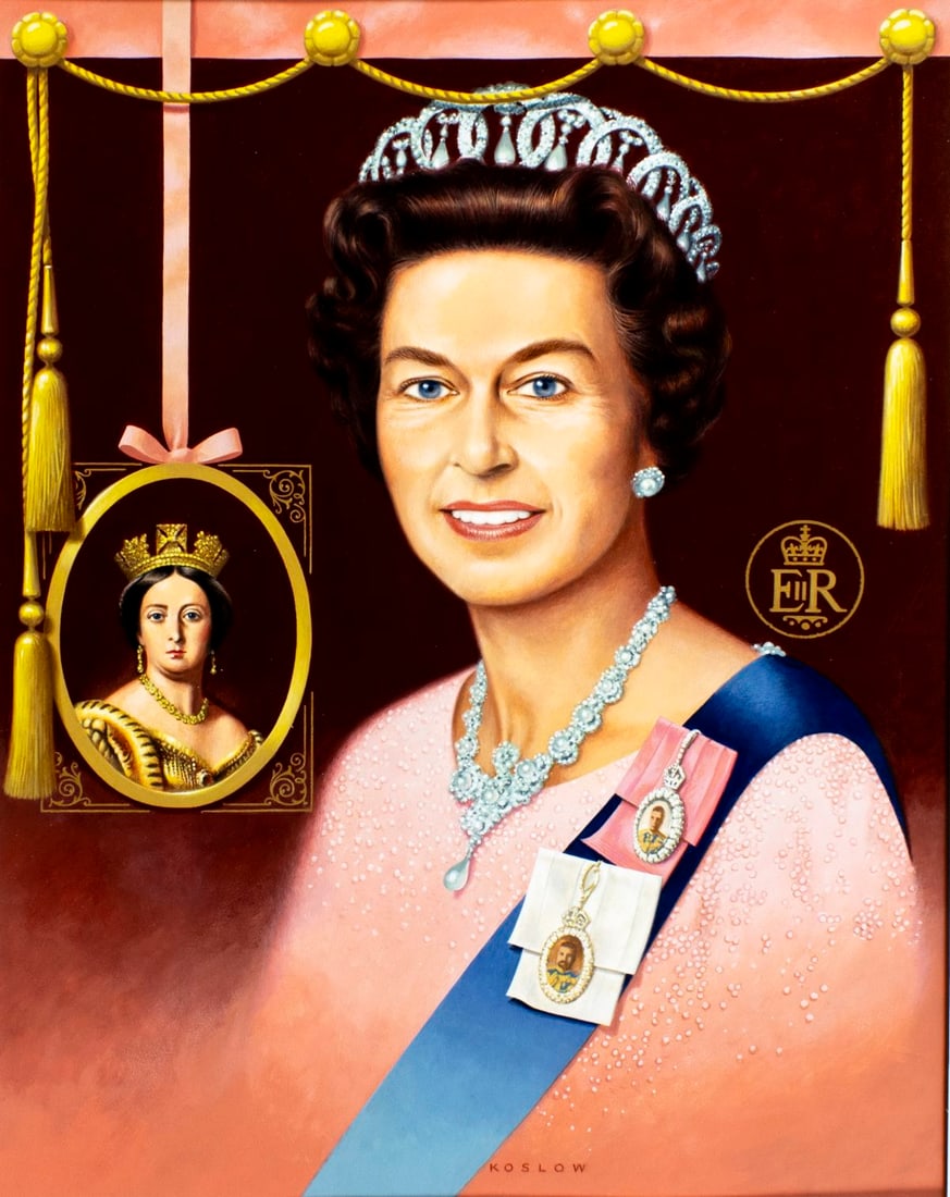 Howard Koslow (NJ,NY,1924-2016) oil painting (1 of 12)