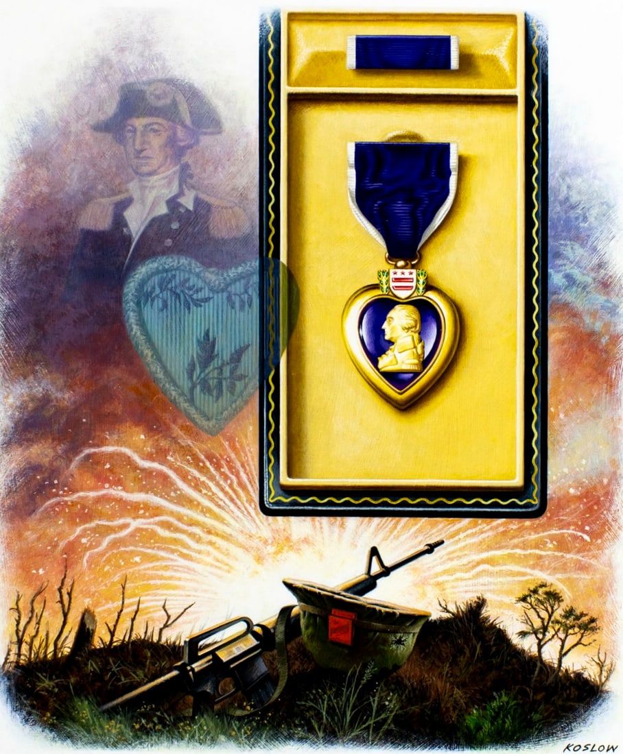 Howard Koslow (NJ,NY,1924-2016) oil painting (1 of 13)