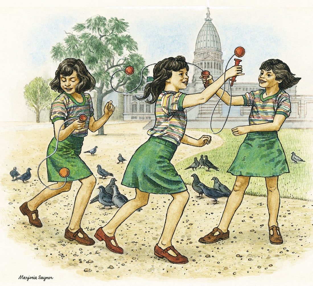 Marjorie Saynor (UK,1924-2012) watercolor painting (1 of 13)