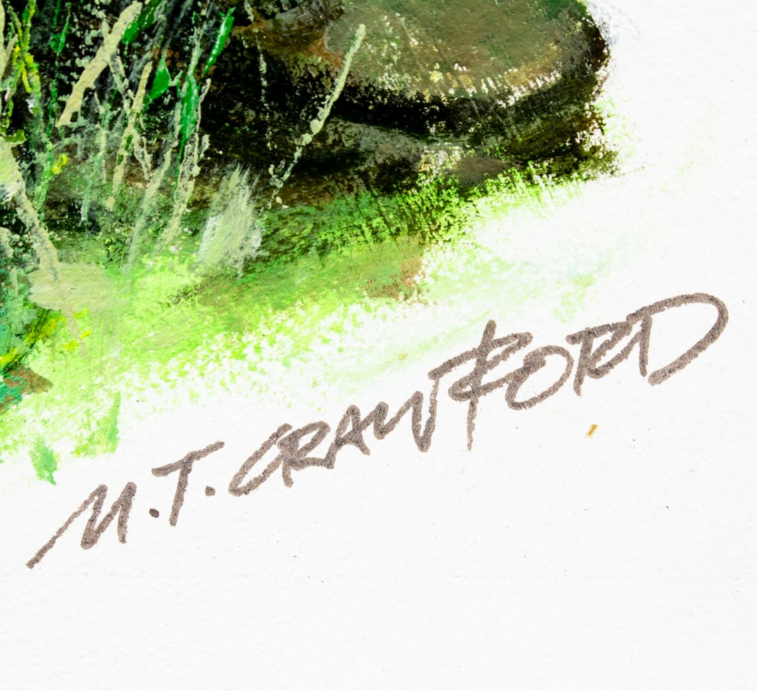 Mel Crawford (CT,Canada,1925-2015) oil painting - 4