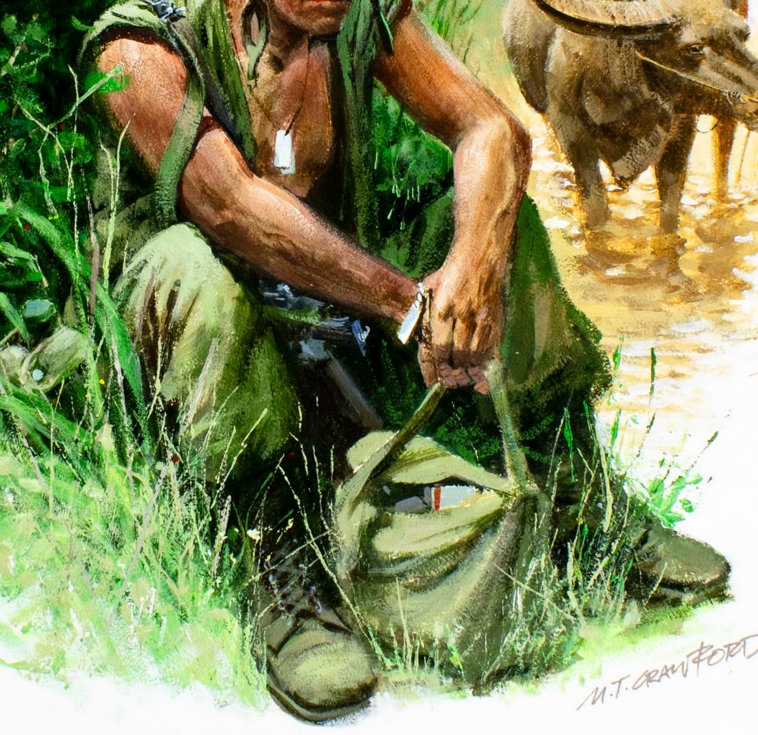 Mel Crawford (CT,Canada,1925-2015) oil painting - 7