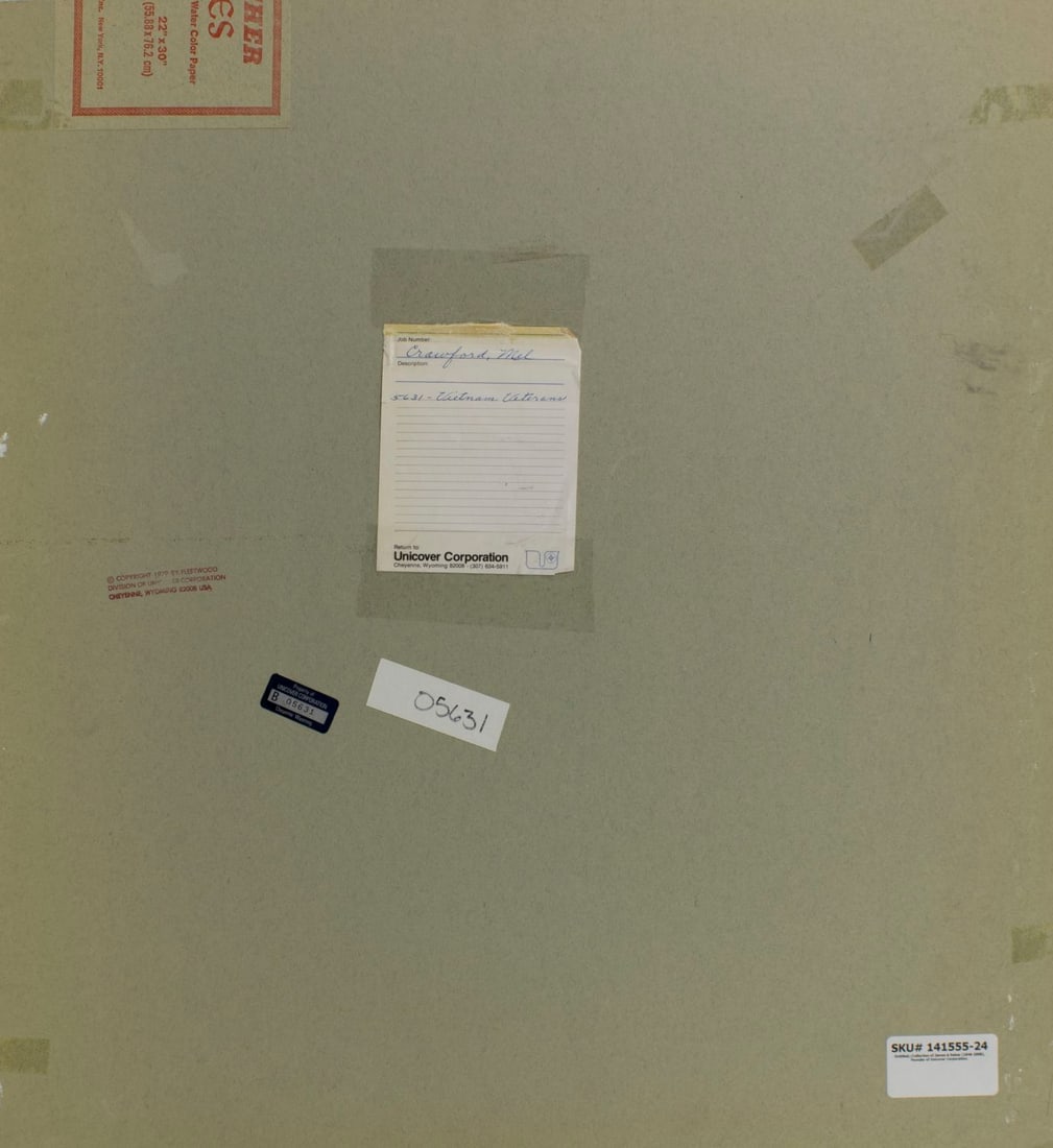 Mel Crawford (CT,Canada,1925-2015) oil painting - 9