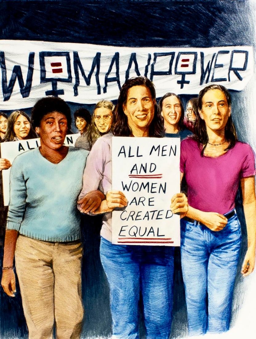 Chris Calle (CT,b 1961) colored pencil painting (1 of 12)