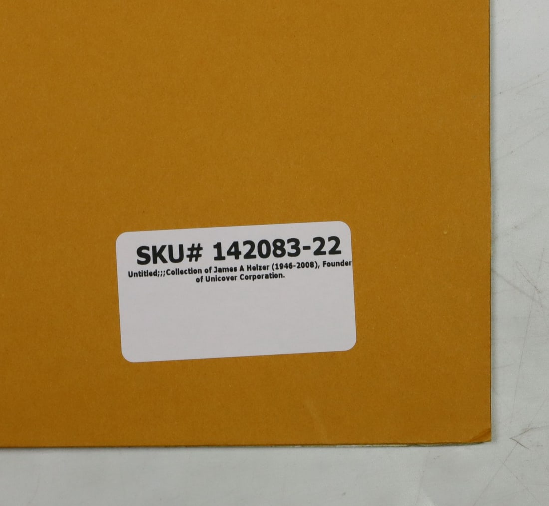 Paul Calle (CT,NY,1928-2010) colored pencil painting - 10
