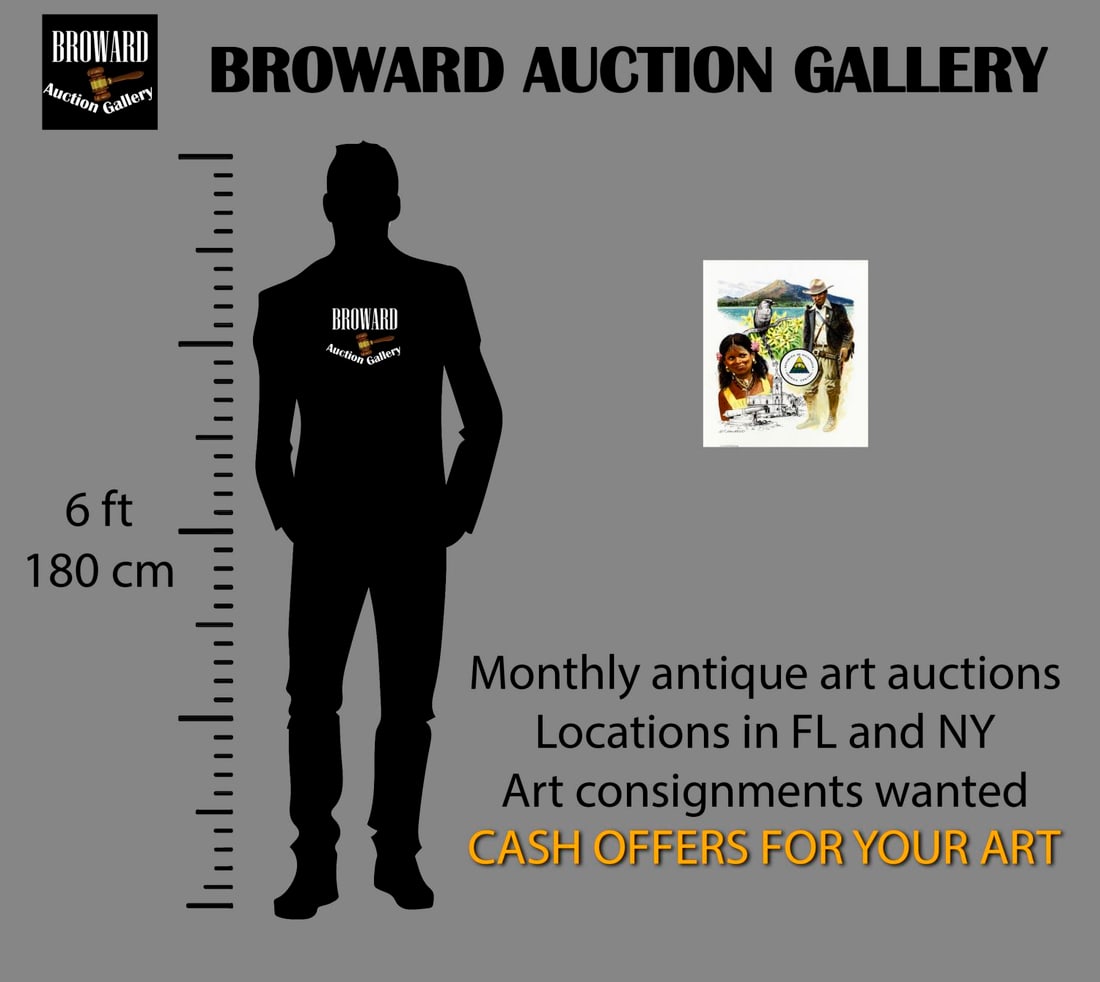 Mel Crawford (CT,Canada,1925-2015) mixed media painting - 2