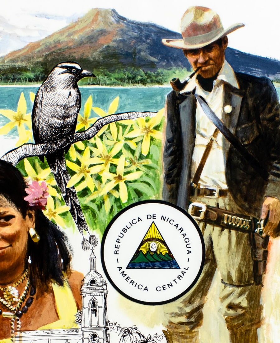 Mel Crawford (CT,Canada,1925-2015) mixed media painting - 5