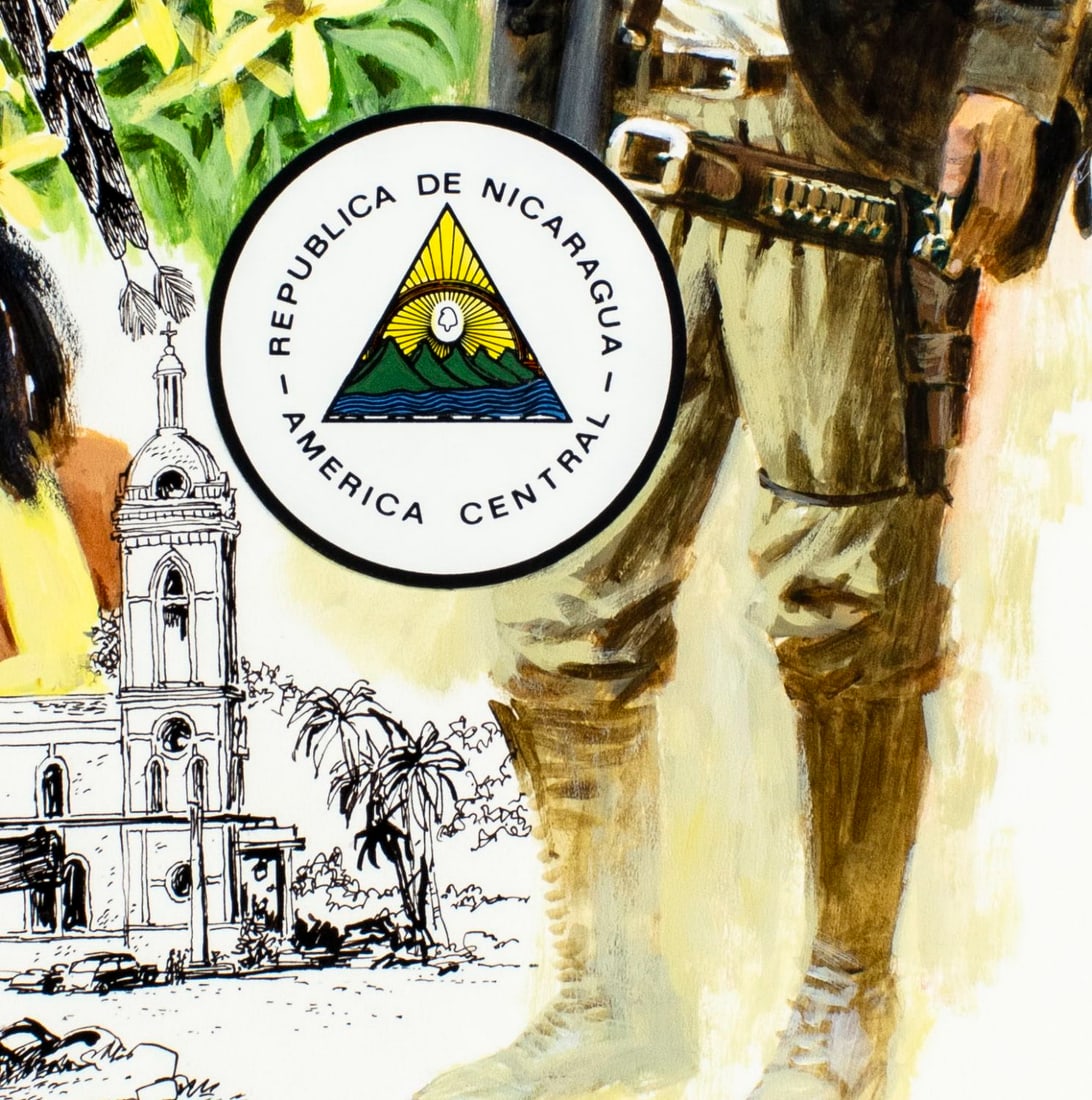 Mel Crawford (CT,Canada,1925-2015) mixed media painting - 6