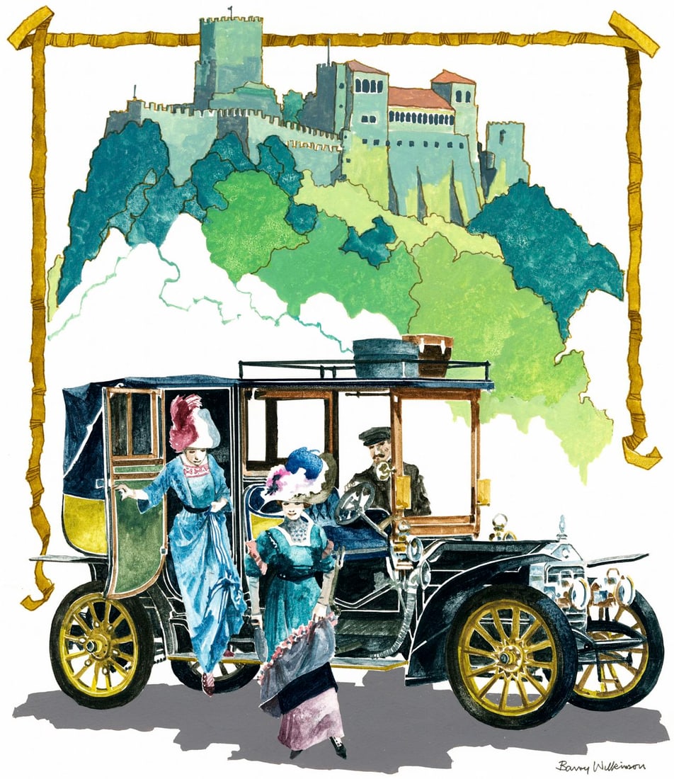 Barry Wilkinson (UK,1923-2007) gouache painting (1 of 12)