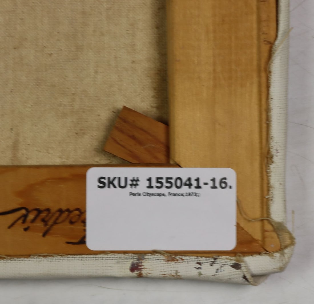 Antique early 20C French oil painting signed - 11