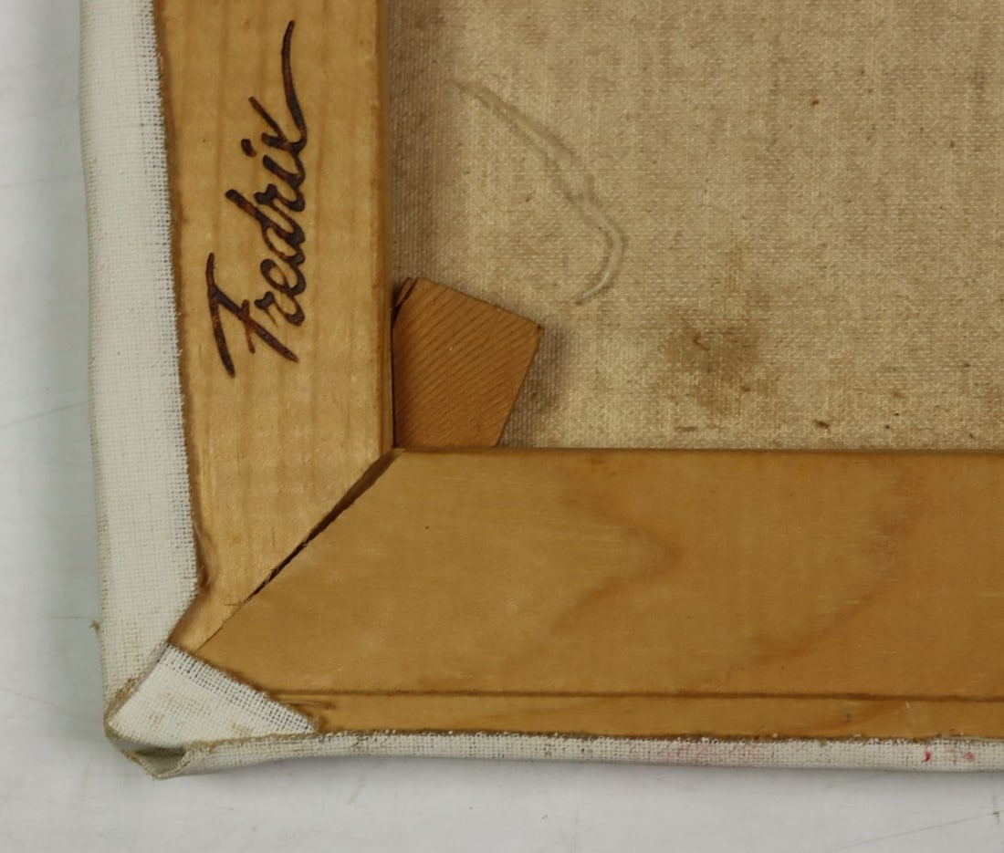 Antique early 20C French oil painting signed - 12