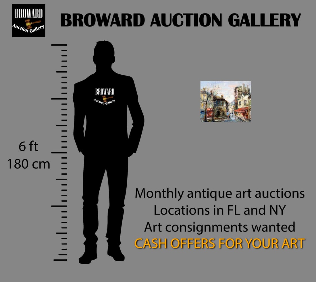 Antique early 20C French oil painting signed - 2