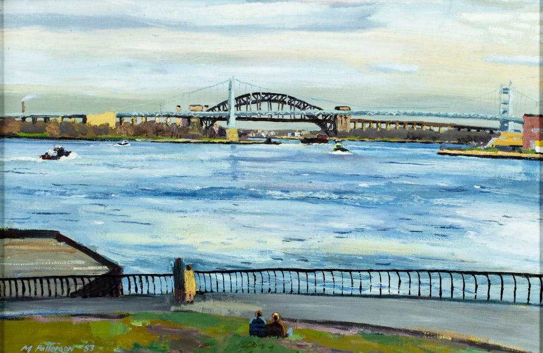 M Patterson (US,20C) oil painting (1 of 13)