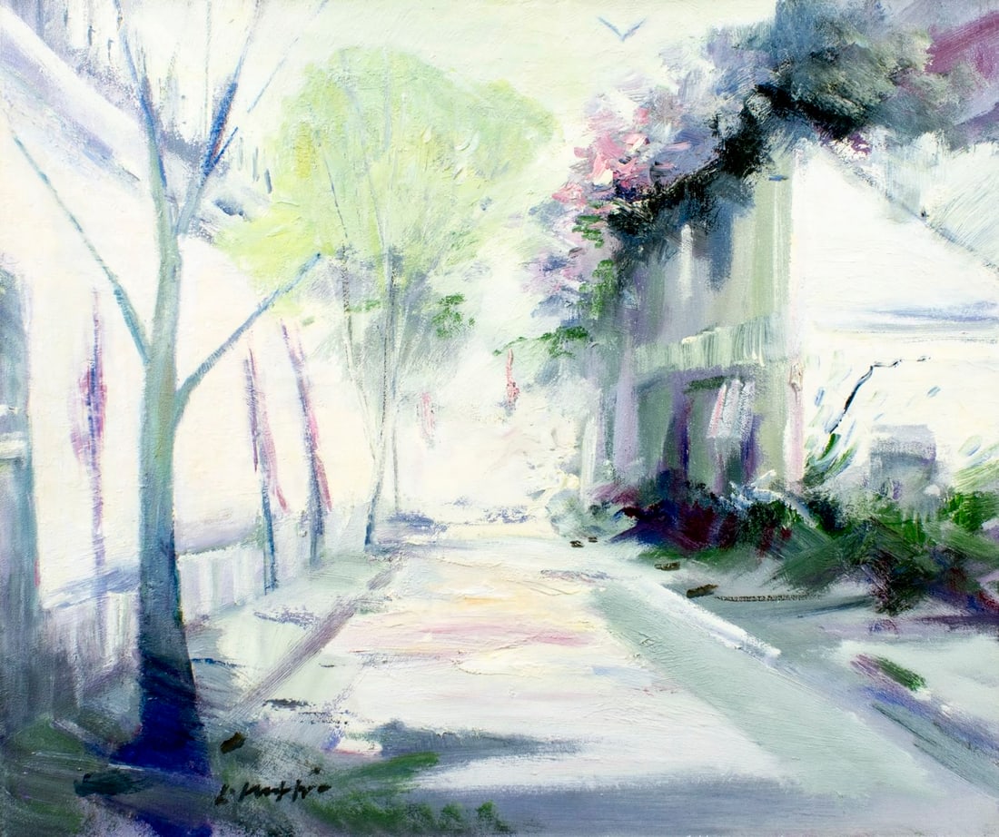 Charles C Gruppe (CT,NY,FL,1928-2019) oil painting (1 of 13)