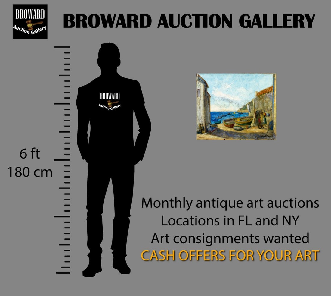 Hildegarde Hamilton (FL,VA,1898-1970) oil painting - 2