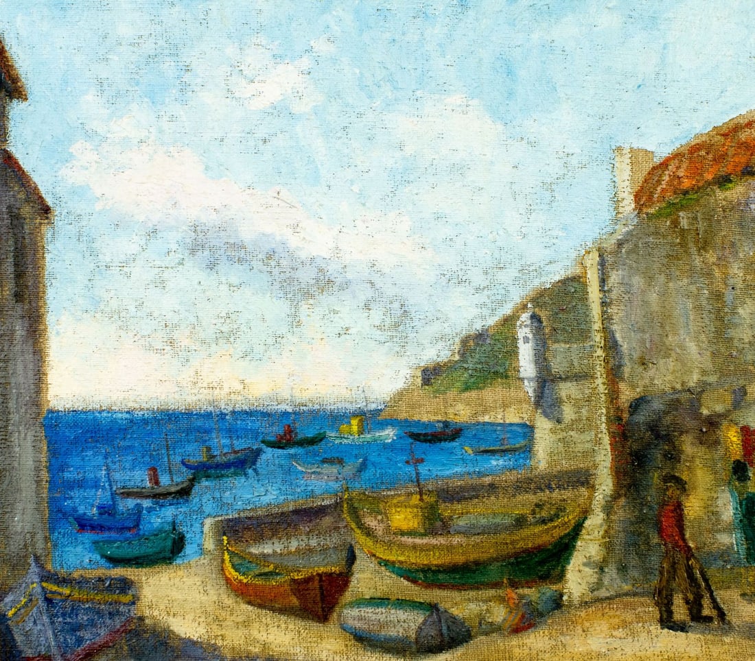 Hildegarde Hamilton (FL,VA,1898-1970) oil painting - 5