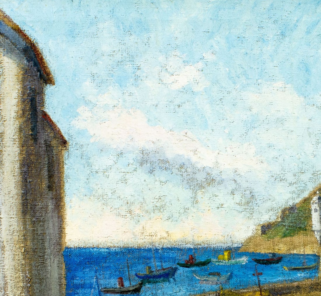 Hildegarde Hamilton (FL,VA,1898-1970) oil painting - 6