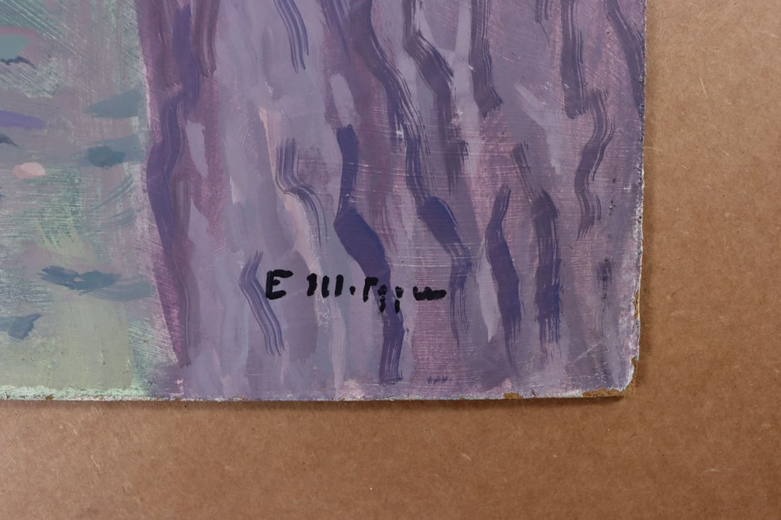 Evelyn Metzger (NY,Brazil,1911-2007) oil painting - 10