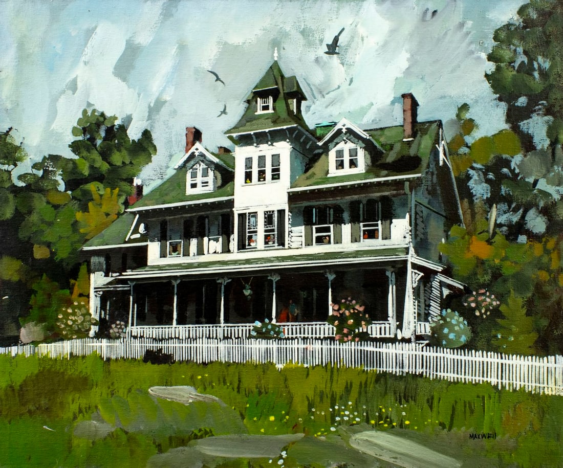 S Maxwell (US,20C) oil painting (1 of 13)