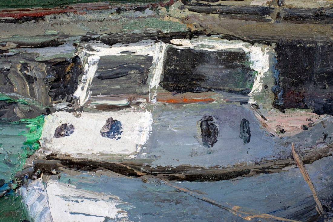 Frank Herbst (PA,IL,Egypt,1912-1970) oil painting - 8