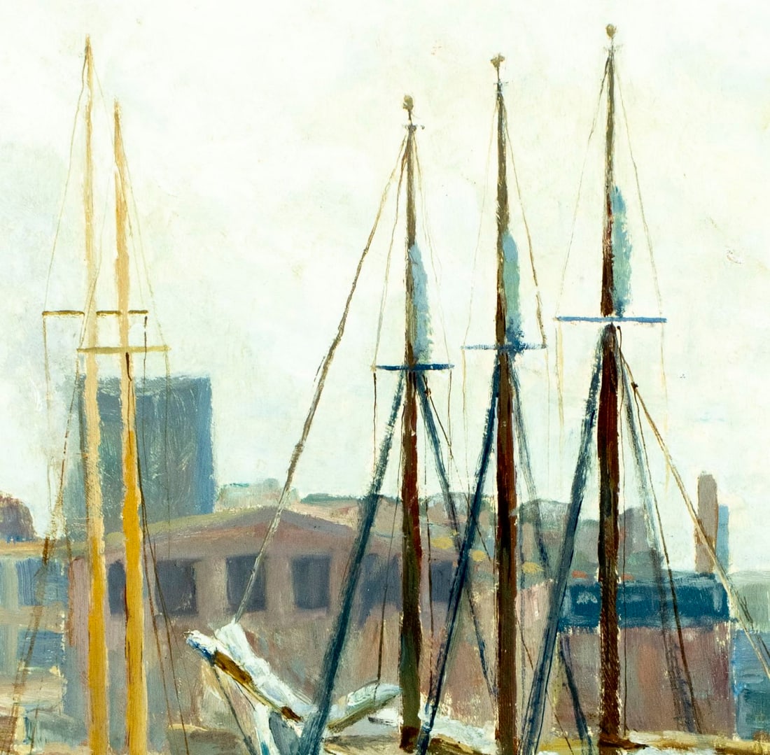 Henry Rider (MA,1860-1943) oil painting antique - 6