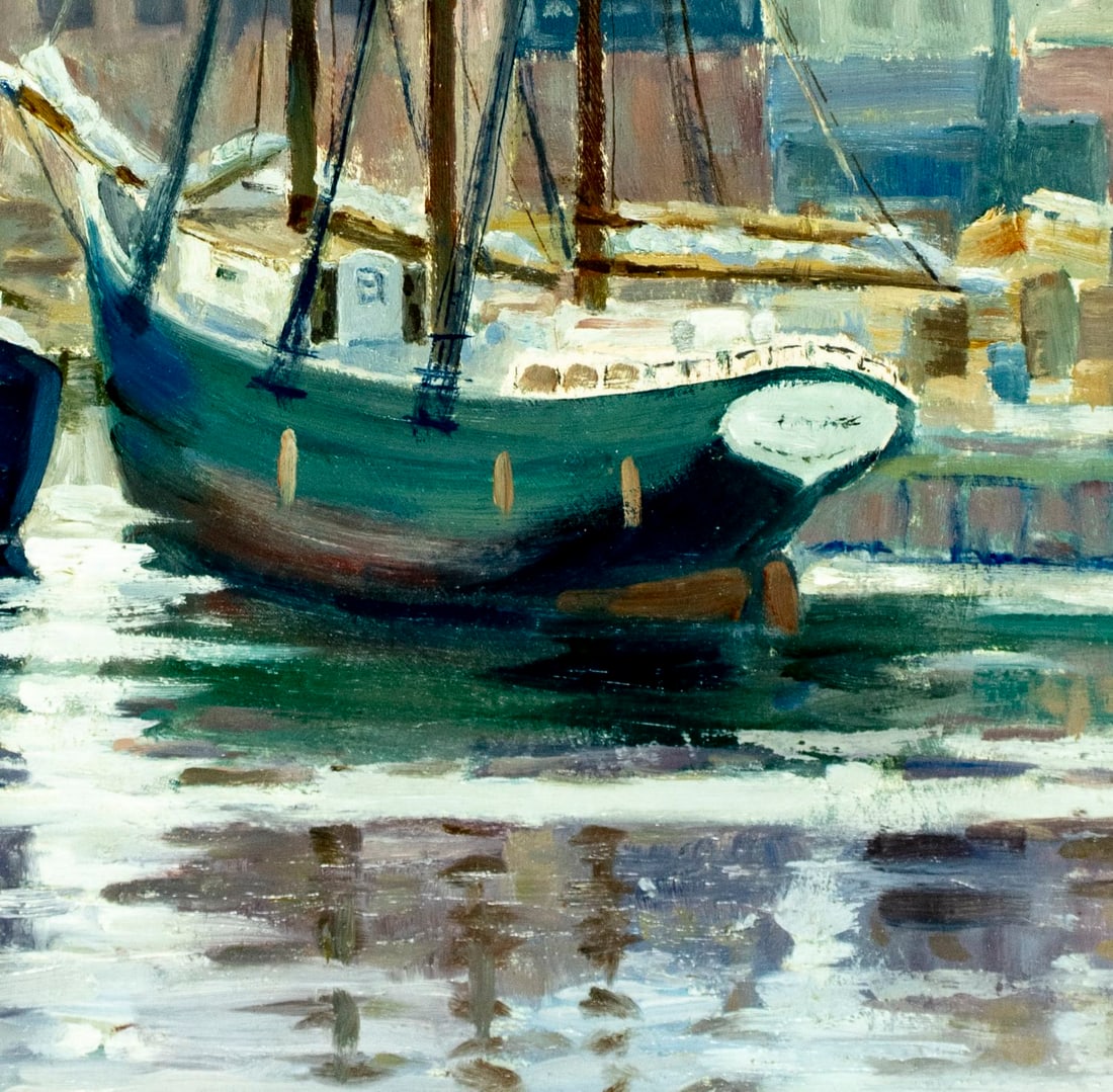 Henry Rider (MA,1860-1943) oil painting antique - 7