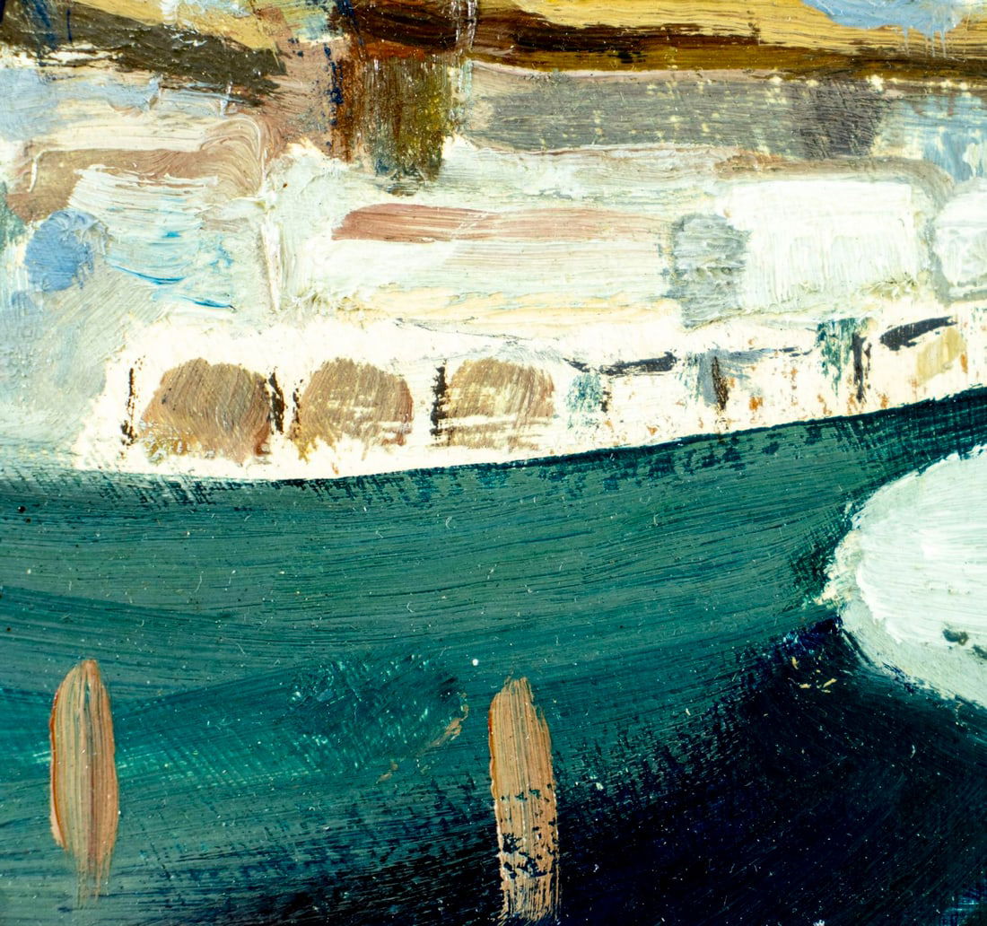 Henry Rider (MA,1860-1943) oil painting antique - 8