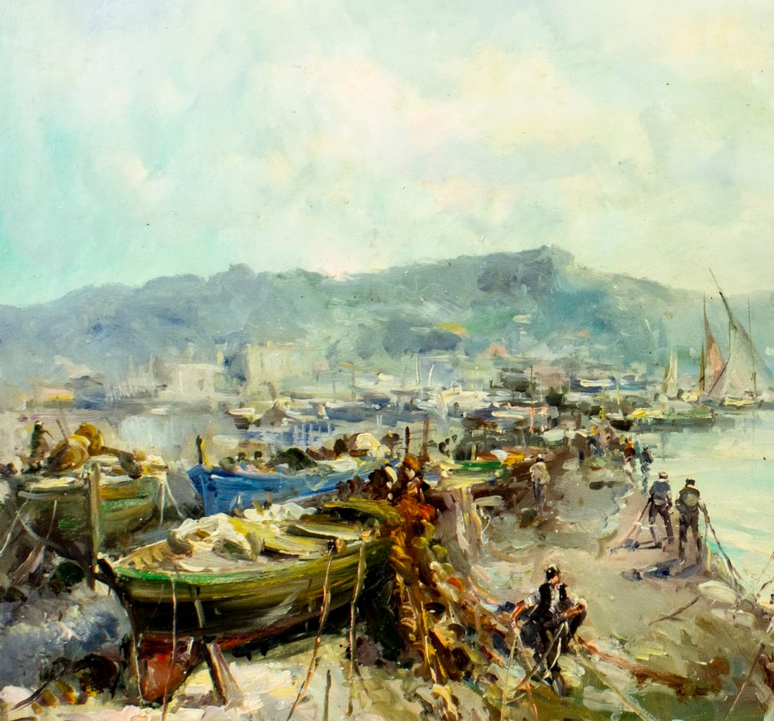 Mario Passoni (Italy,France,1929-?) oil painting - 6