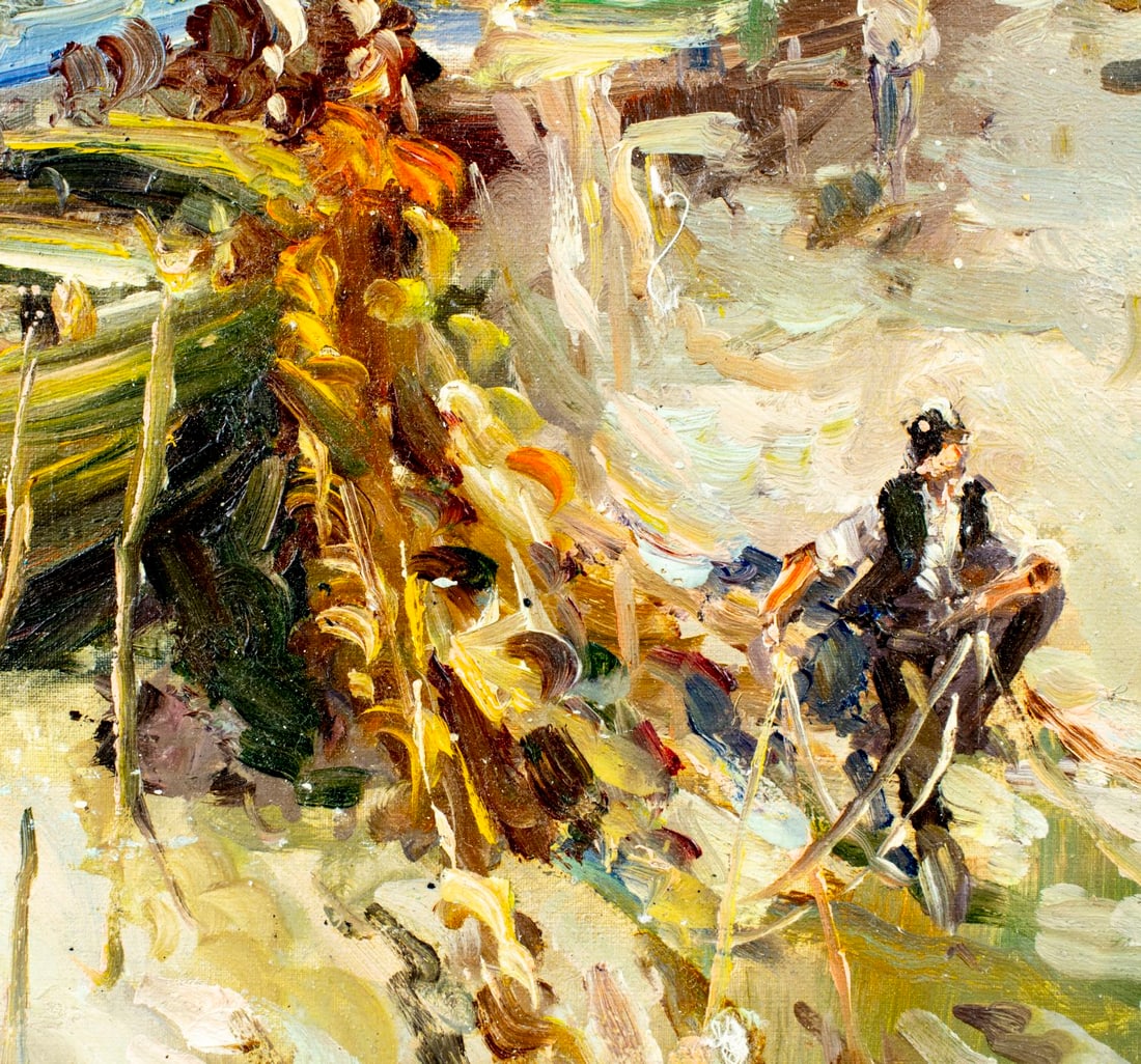 Mario Passoni (Italy,France,1929-?) oil painting - 8