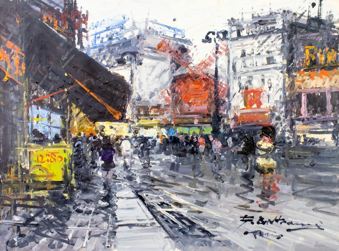 G Beltrame (France,20C) oil painting (1 of 13)