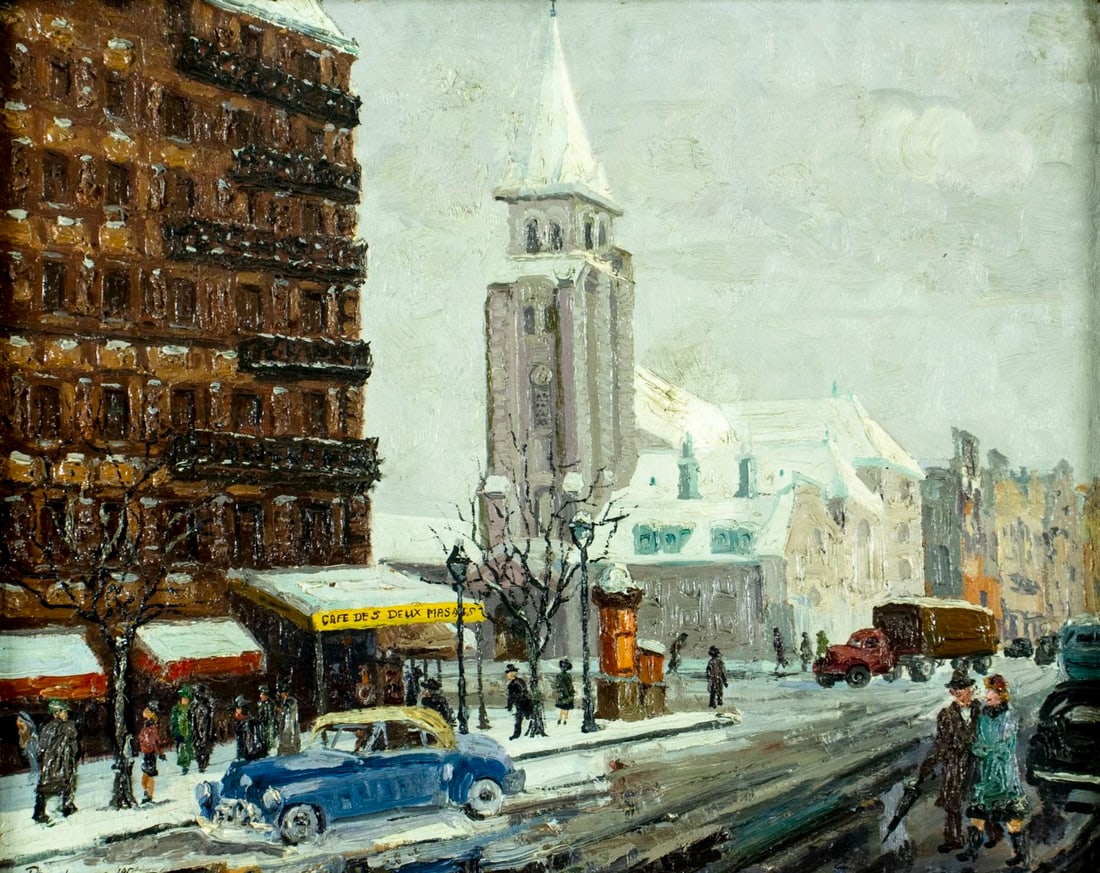 Prudnikov (France,mid 20C) oil painting (1 of 12)
