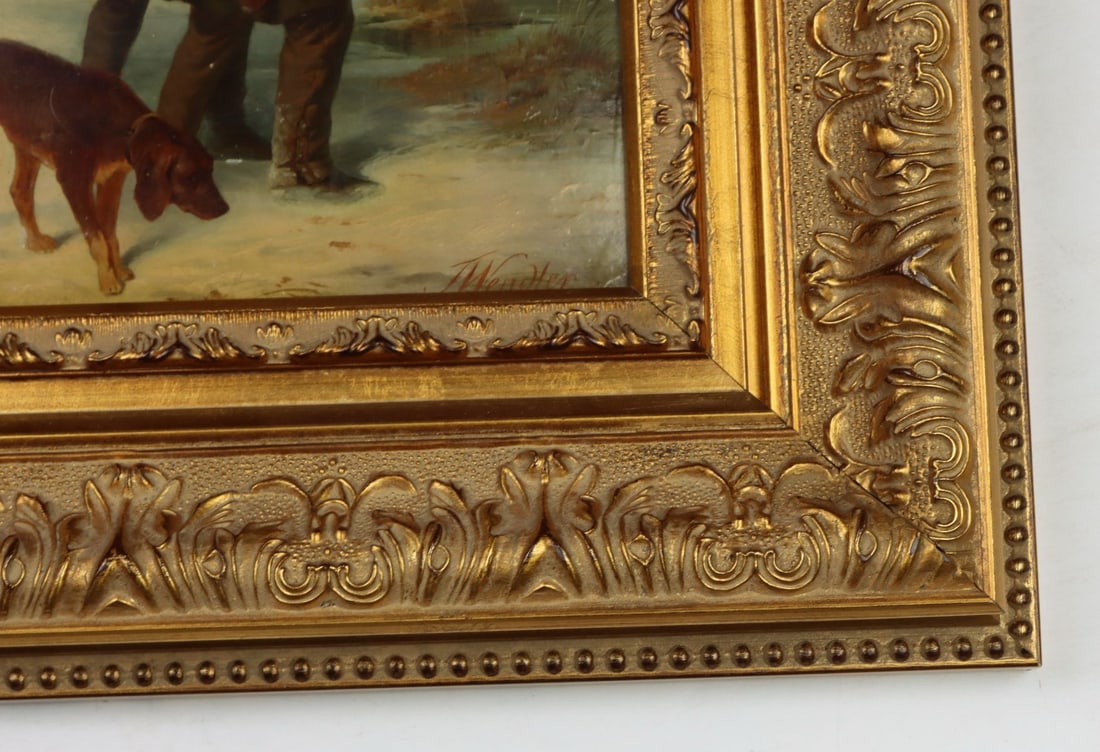 Friedrich Wendler (German,1814-1872) oil painting antique - 12