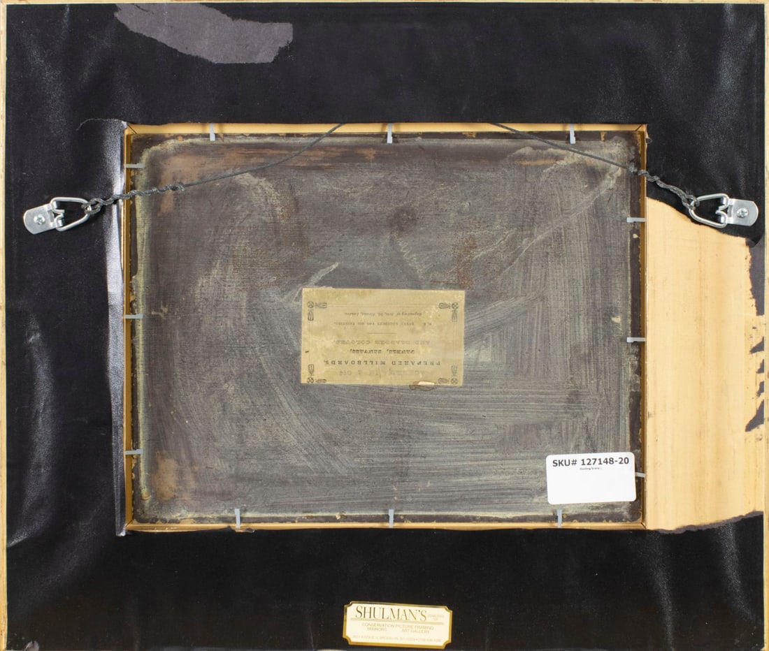 Friedrich Wendler (German,1814-1872) oil painting antique - 9