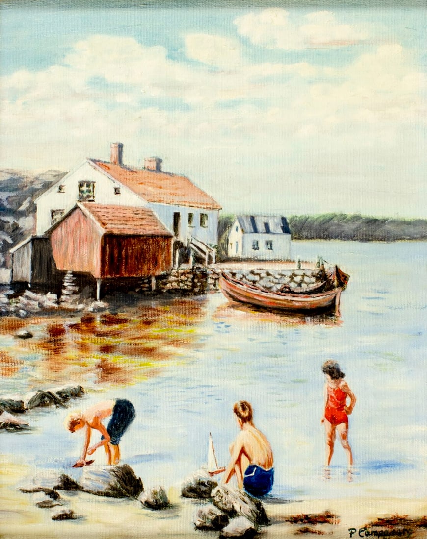 Pamela Campanaro (MA,20C) oil painting (1 of 12)