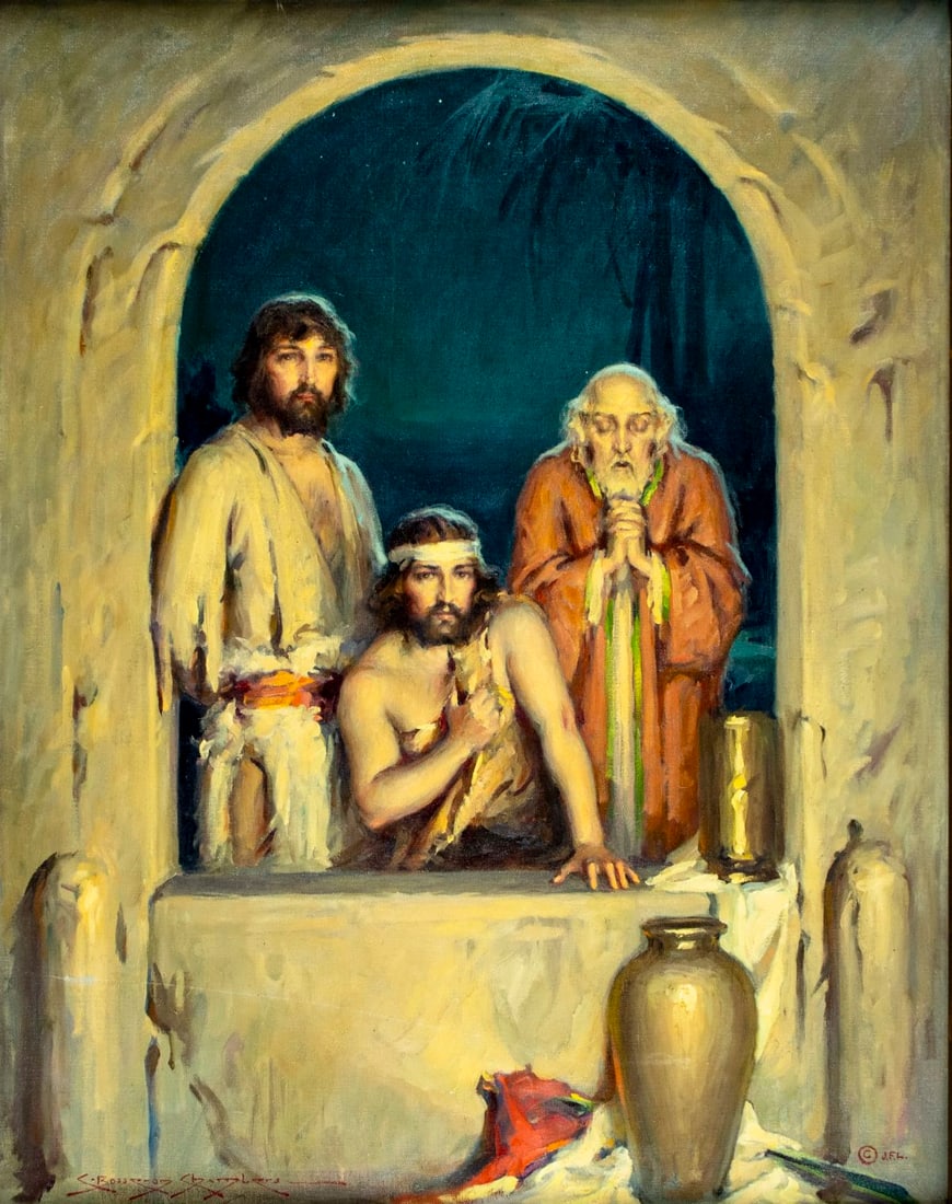 Charles Bosseron Chambers (NY,FL,MO,1883-1964) oil painting (1 of 12)