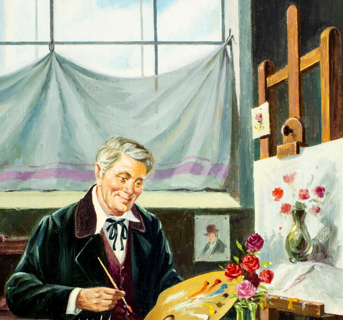 Hans Kerber (Austria,1920-?) oil painting - 6