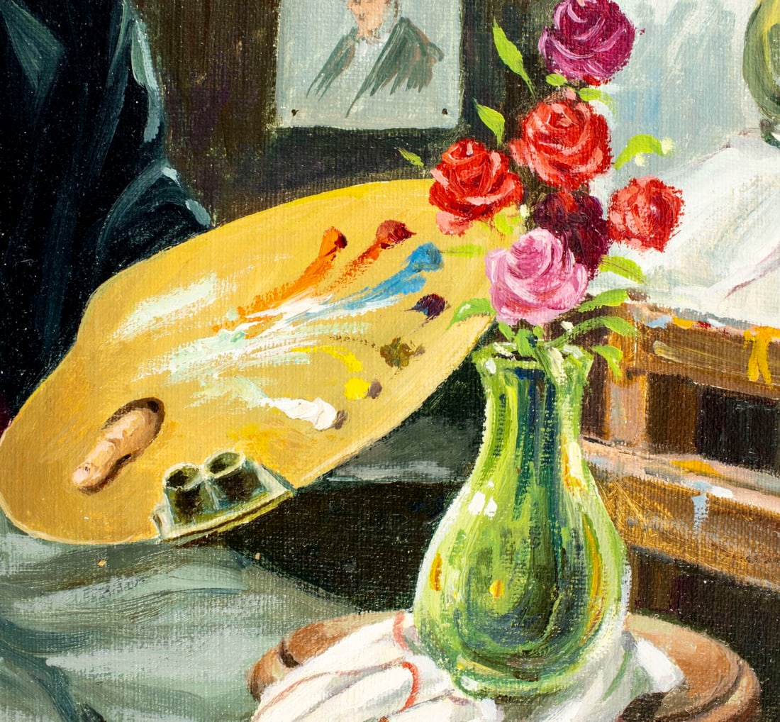 Hans Kerber (Austria,1920-?) oil painting - 8