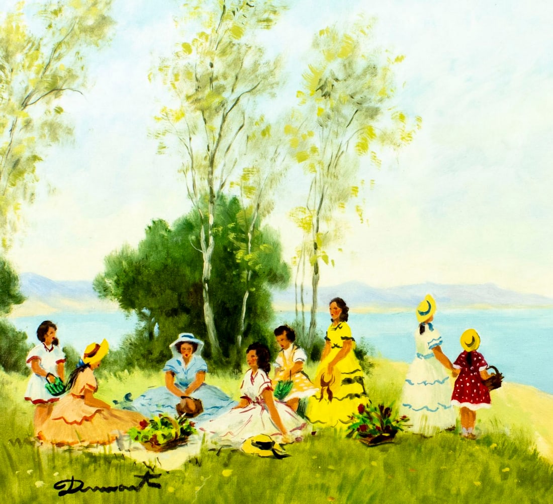 S Dumaret (France,20C) oil painting - 5