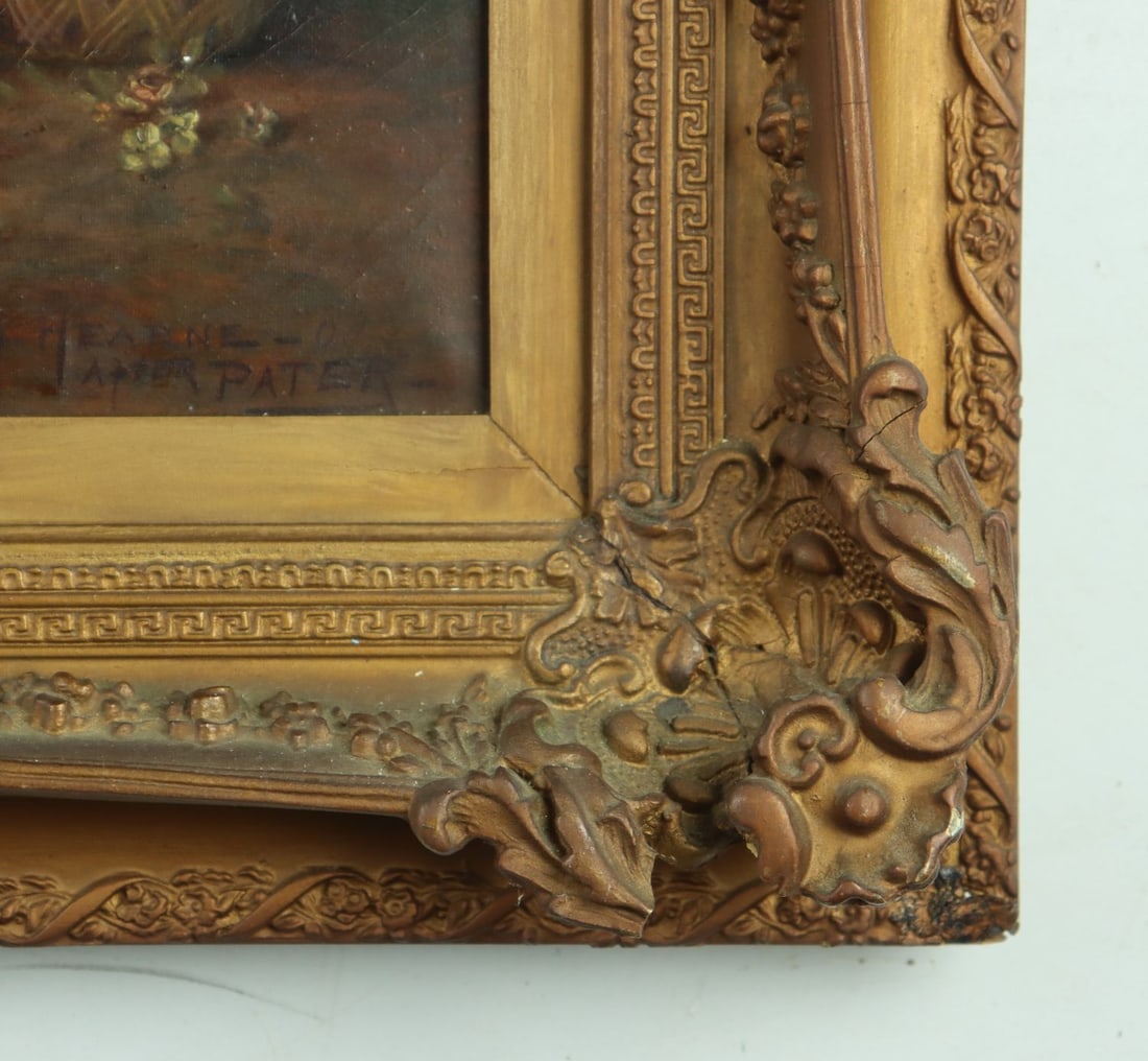 M Hearne (UK,early 20C) oil painting antique - 10