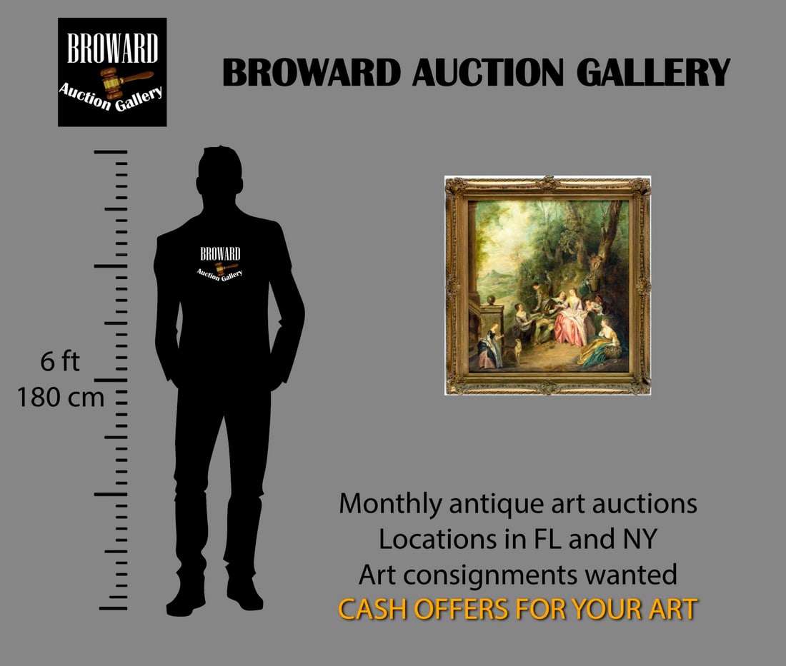 M Hearne (UK,early 20C) oil painting antique - 2