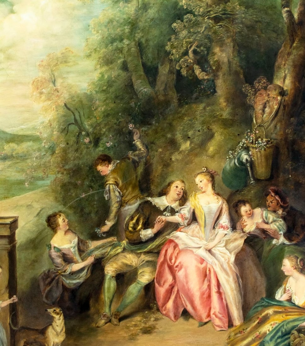 M Hearne (UK,early 20C) oil painting antique - 5