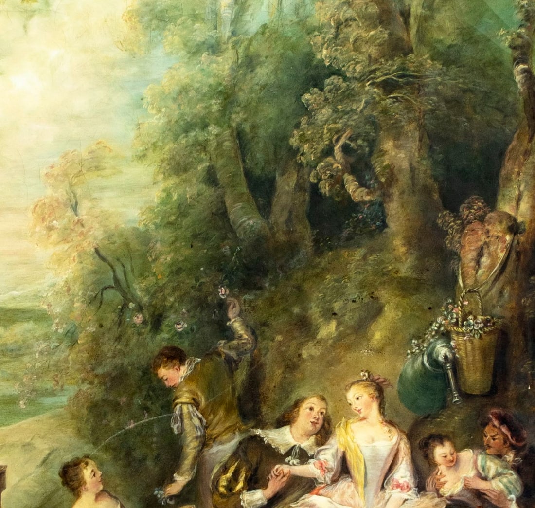 M Hearne (UK,early 20C) oil painting antique - 6