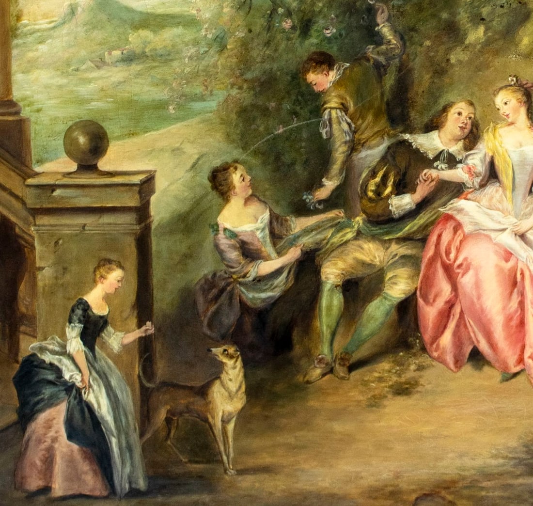 M Hearne (UK,early 20C) oil painting antique - 7